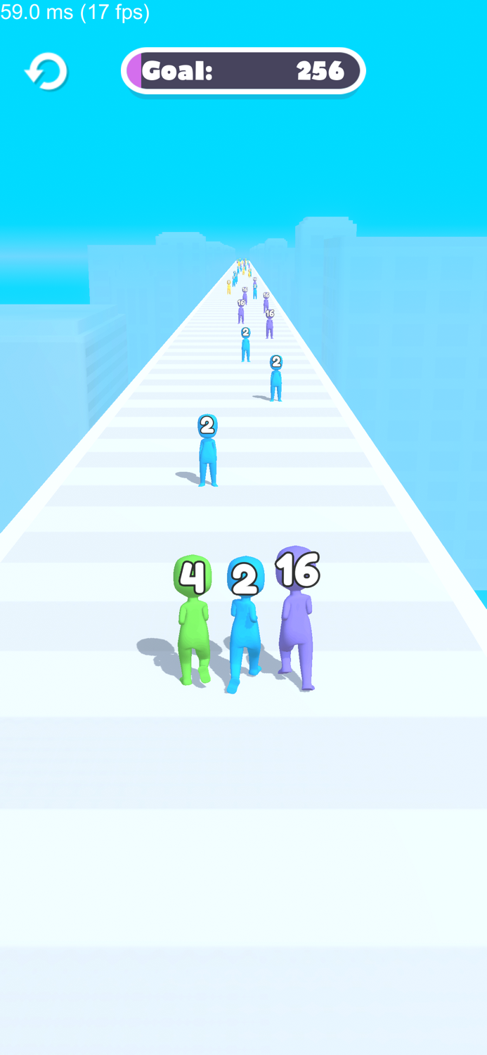 2048 Crowd Runner