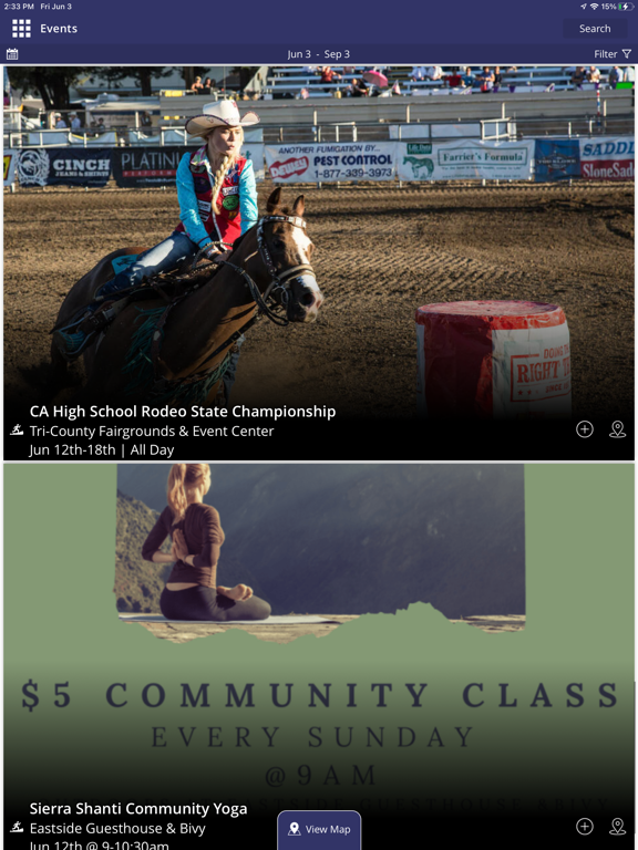 Visit Bishop CA iPad screenshot 5 - Travel app