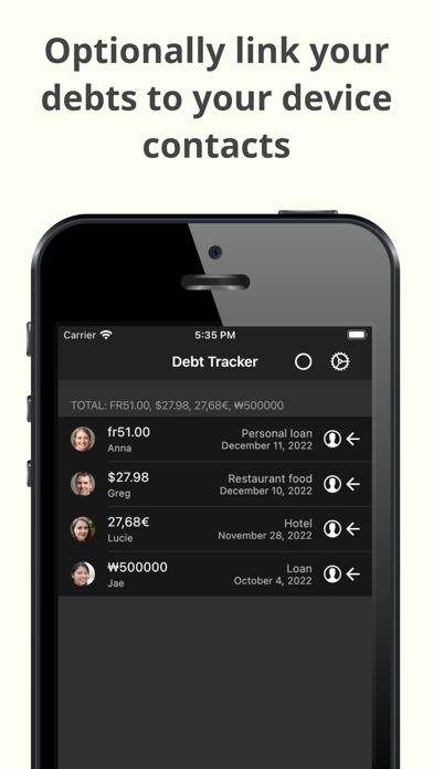 Debt Tracker - Debt payoff Screenshot 4 - AppWisp.com