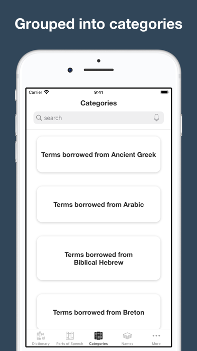 French Etymology and Origins Screenshot