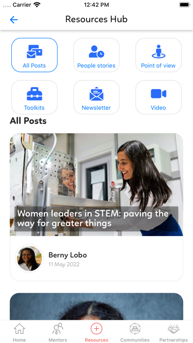 vLookUp Mentoring iPhone screenshot 5 - Social Networking app