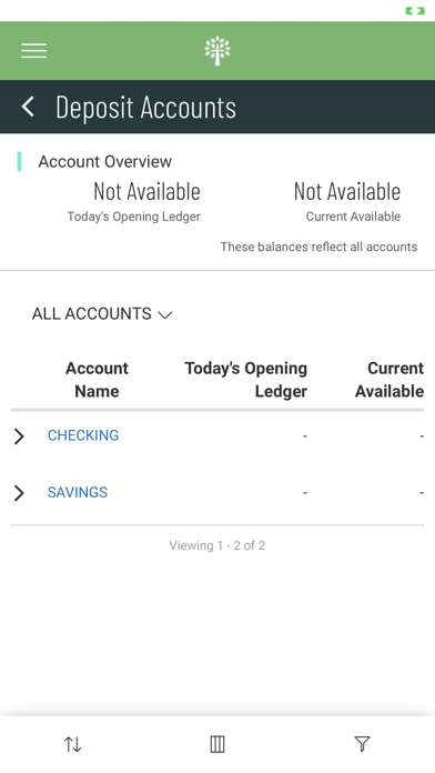 MyCCCU Premier Cash Management Screenshot