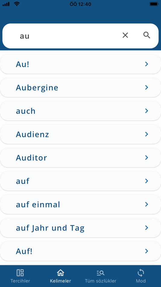 German Turkish Dictionary DeTr - 1.0.4 - (iOS)