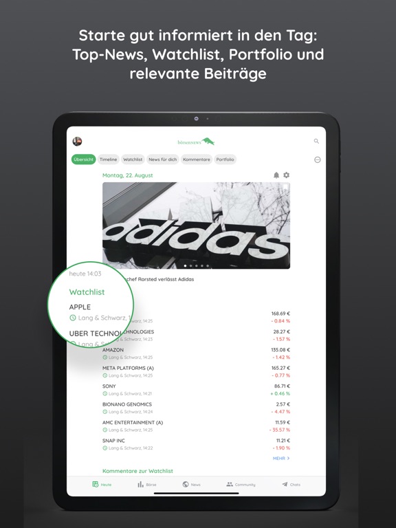 Screenshot #4 pour Börse & Aktien - BörsennewsApp