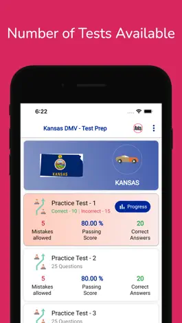 Game screenshot Kansas DMV Permit Practice hack