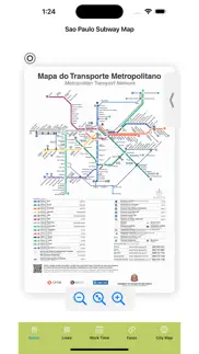 sao paulo subway map iphone screenshot 2