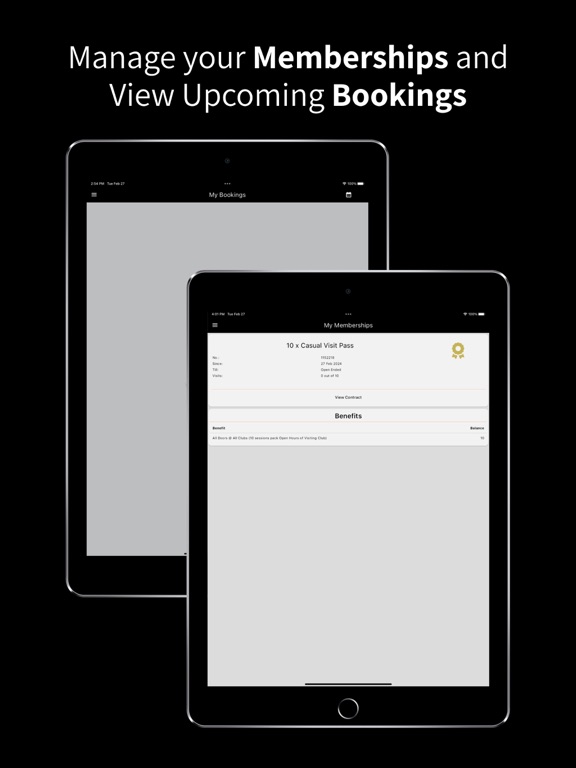 FightFit App iPad screenshot