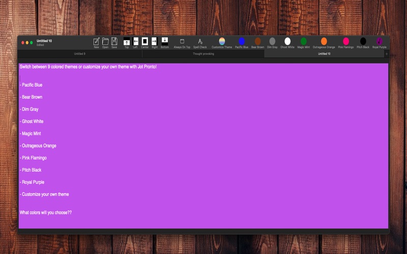 Screenshot #2 pour Jot Pronto - Notepad