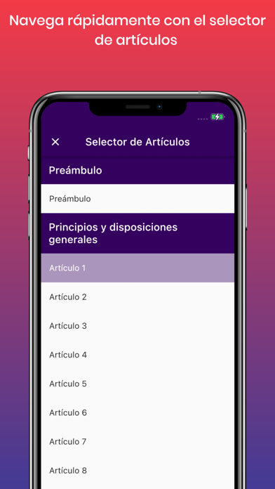 Descubre la Nueva Constitución Screenshot