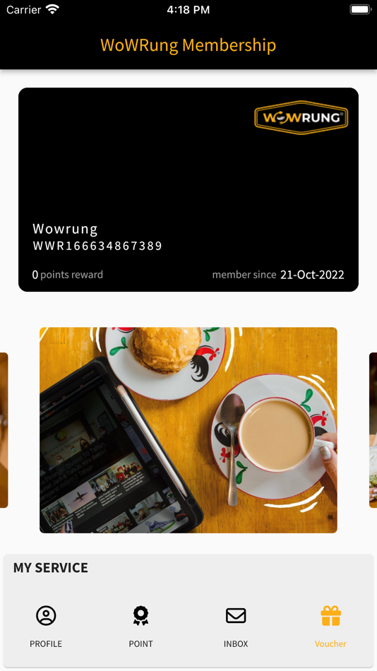 Wowrung membership - 2.0 - (iOS)
