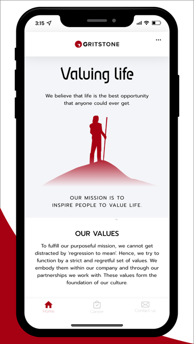 Screenshot 1 of Gritstone Technologies App