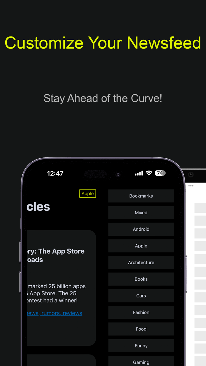 Pods - Minimal RSS News Reader
