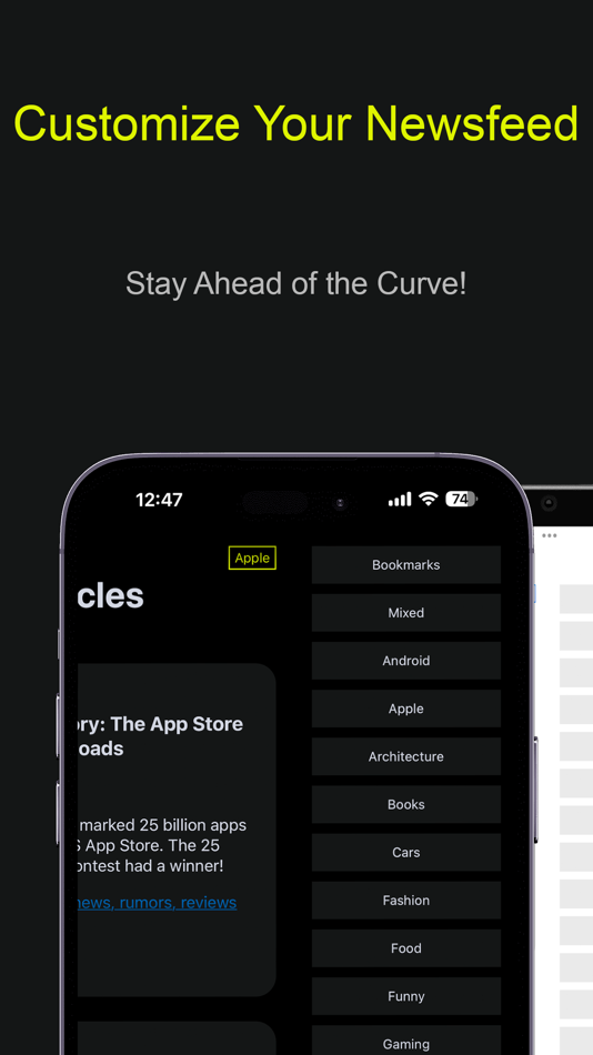 #3. Pods - Minimal RSS News Reader (iOS) 게시자: santiago ortega