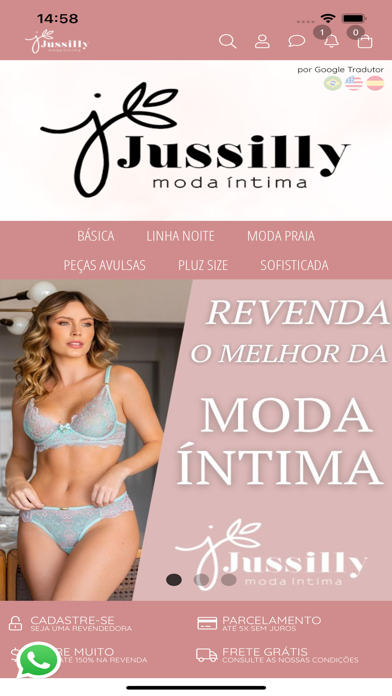 Jussilly  Moda Íntima Screenshot