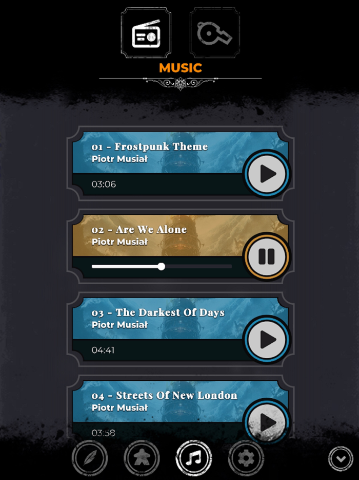 Frostpunk TBG Companion App
