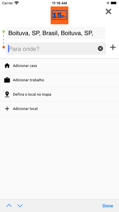 15Drive Passageiro Screenshot