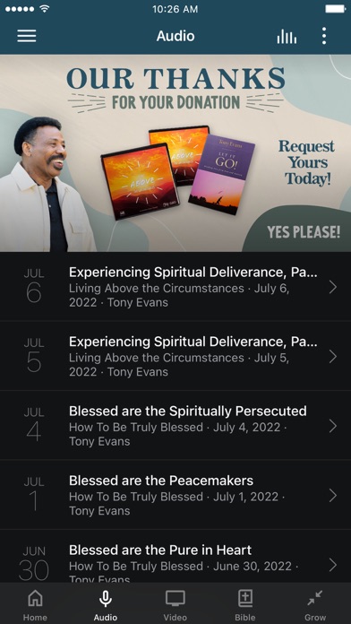 Tony Evans Sermons Screenshot