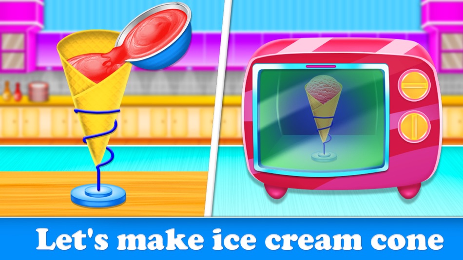 #4. Ice cream Cone & Cupcake Game (iOS) 由: Ajaysinh Jadeja