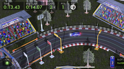 Slot Car HTR+ : 3D Simulation Screenshot