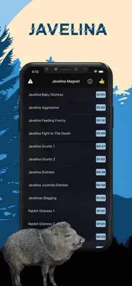 Game screenshot Javelina Magnet- Animal Calls mod apk