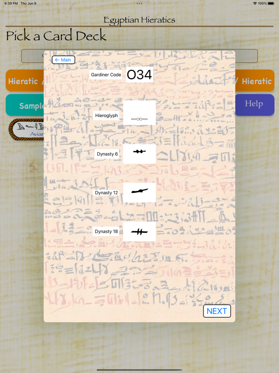 Hieratic Flash Cardsのおすすめ画像7