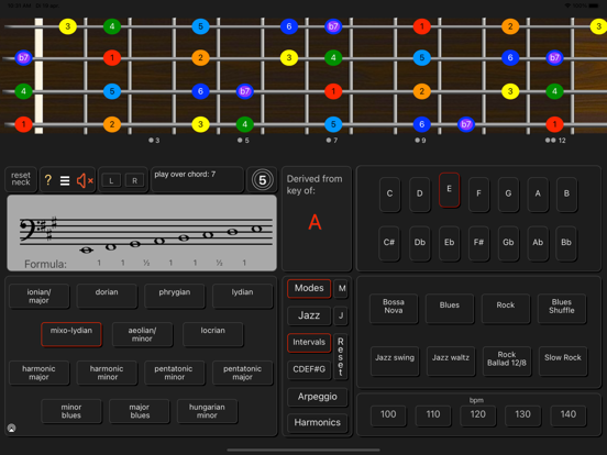 Bass Guitar Colour Scalesのおすすめ画像3