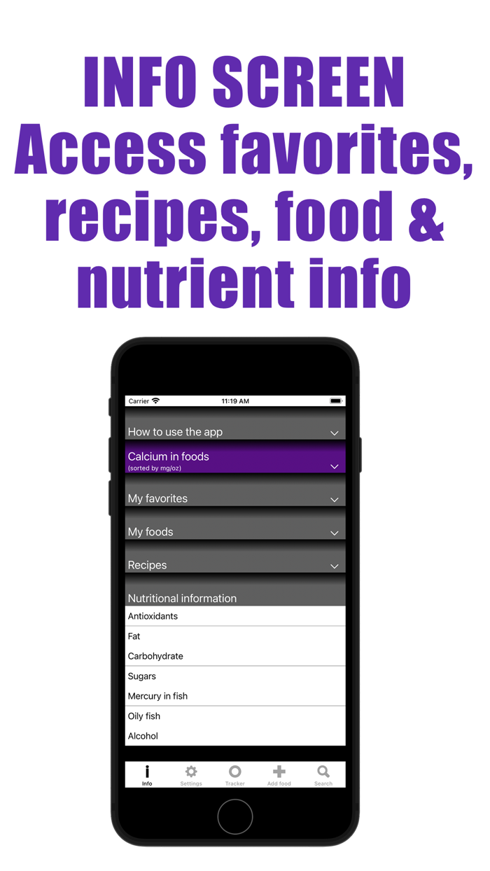 Calcium Counter and Tracker