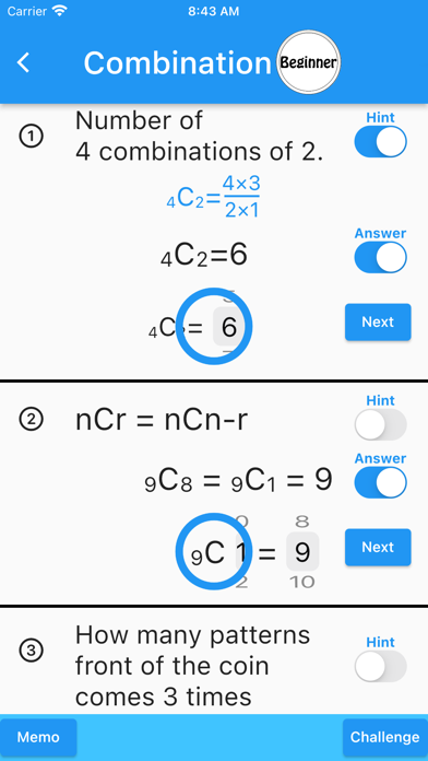 Probability(Math Drills) Screenshot