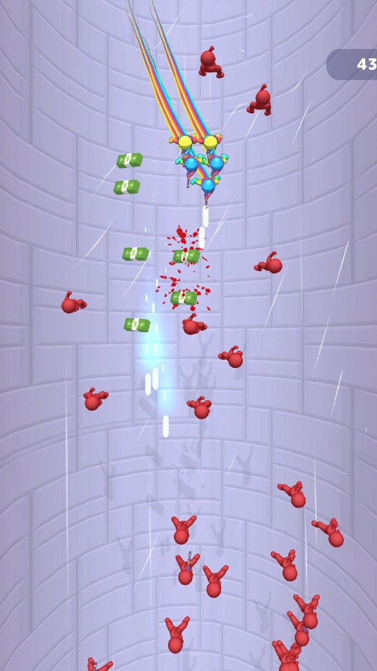 #3. Falling Crowd 3D (iOS) 由: 3A YAPIM VE YAZILIM DANISMANLIK LIMITED SIRKETI
