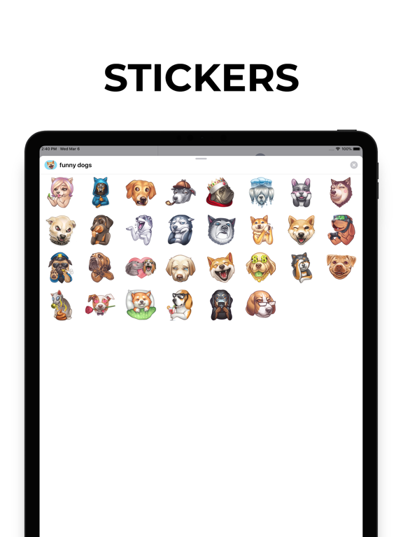 Screenshot #4 pour Chienne Emoji & Stickers Chien