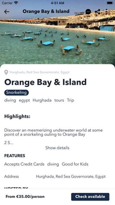 Egypt Compass Screenshot