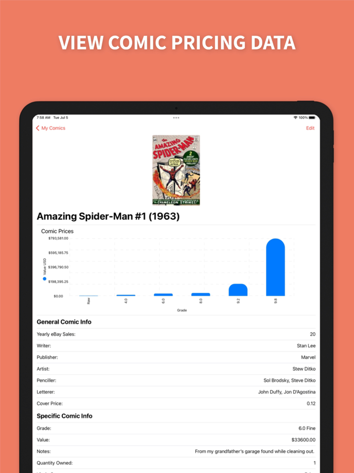 LuckyComic Track Comic Books