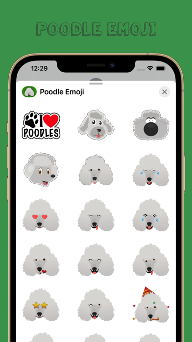 Poodle Emoji Screenshot