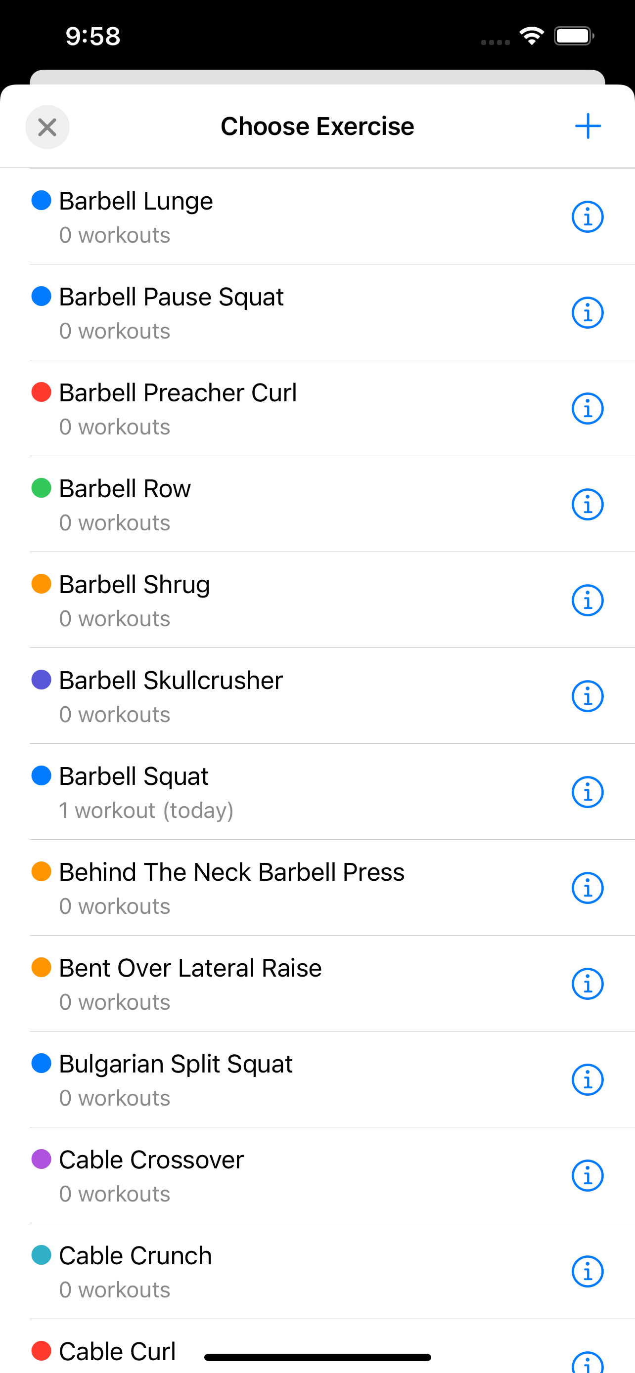 GymSheet - Workout Tracker