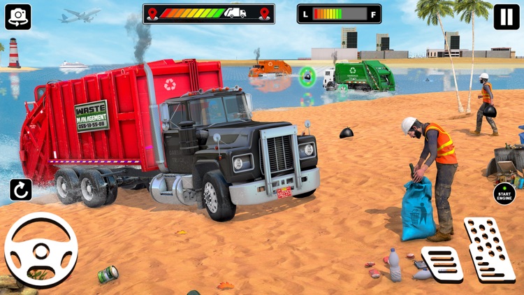 Ocean Trash Truck Cleanup