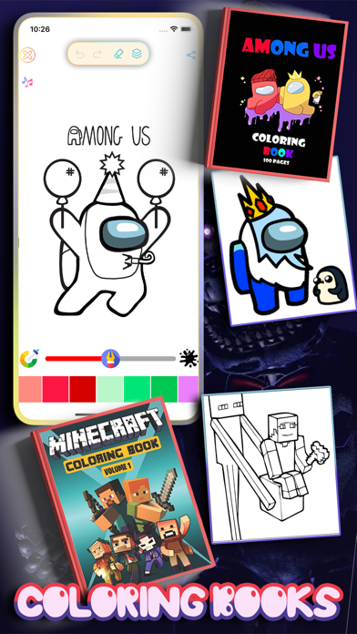 Freddy Coloring Book Screenshot
