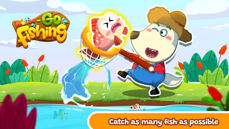 Wolfoo Fishing Game, Fishtank