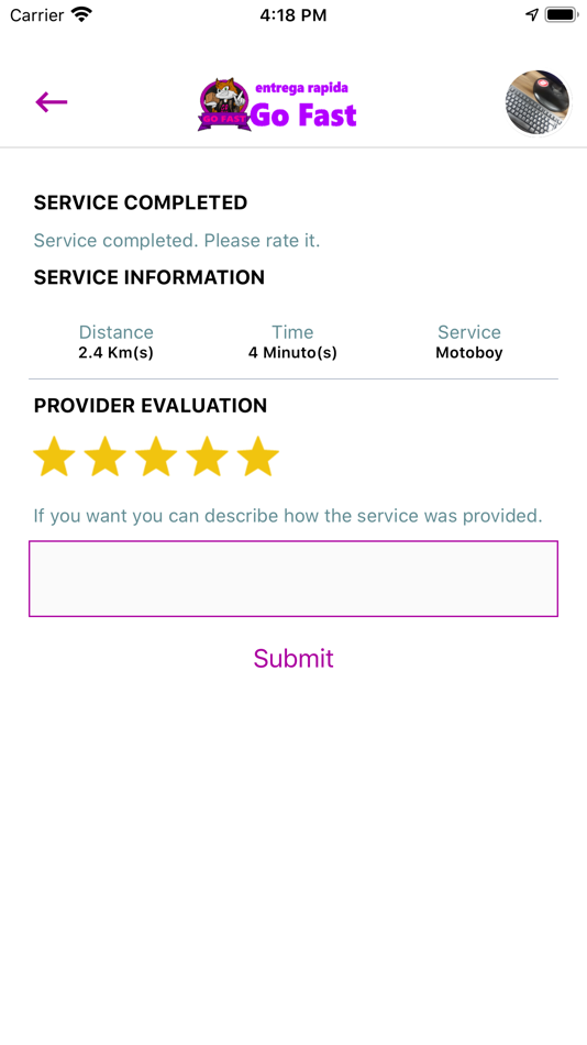 #6. Go Fast Entregas - Clientes (iOS) 由: Hey Tecnologia da Informação Ltda