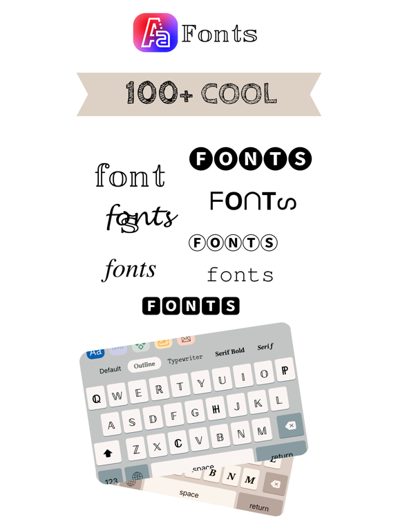 Screenshot #4 pour Fonts App - Font Keyboard
