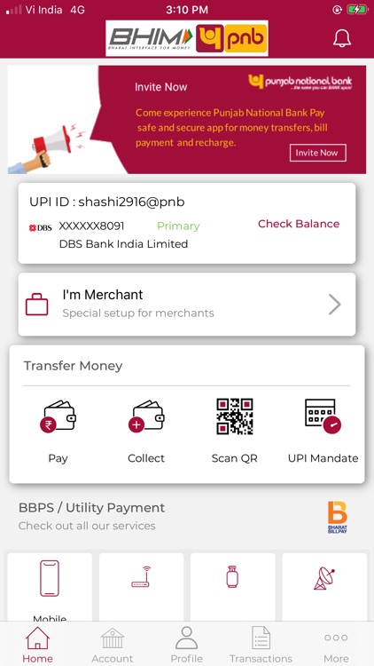 BHIM PNB UPI