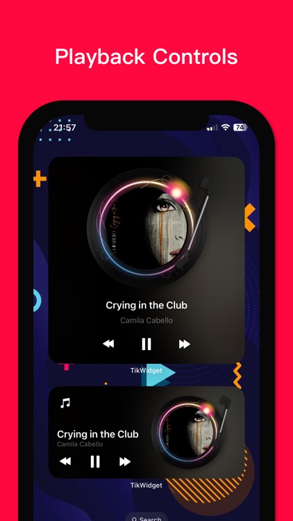 TikWidget - Vinyl Music Widget