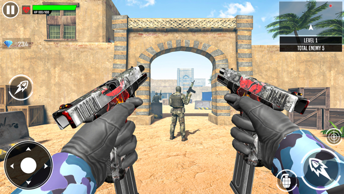 FPS Warzone Shooting Gun Games