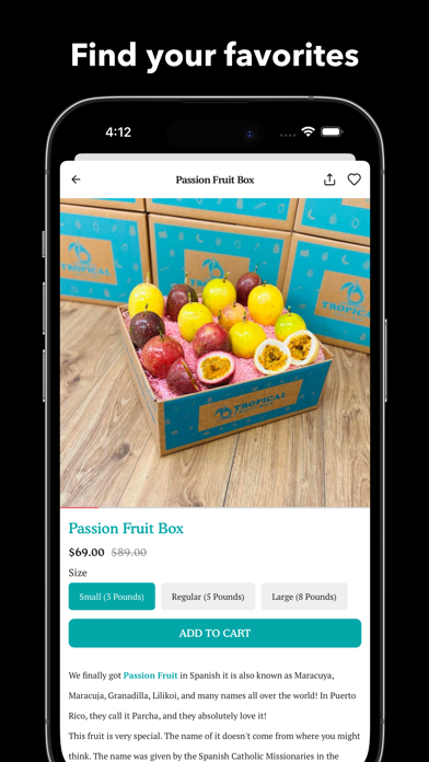 Tropical Fruit Box Screenshot