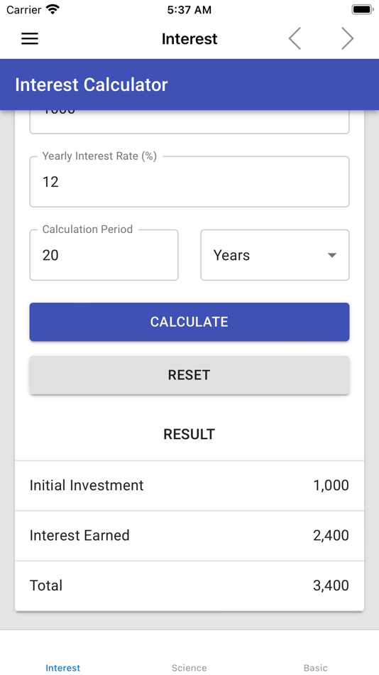 #2. Interest Calculator and Tools (iOS) 由: Jorge Hugo Sanz Saez