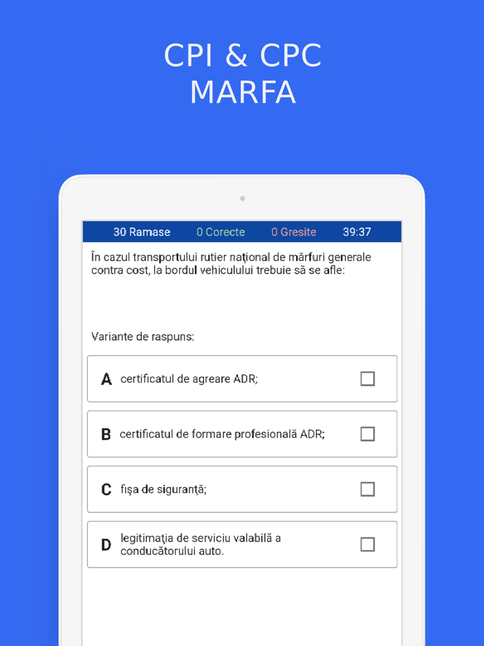 Atestate profesionale ARR