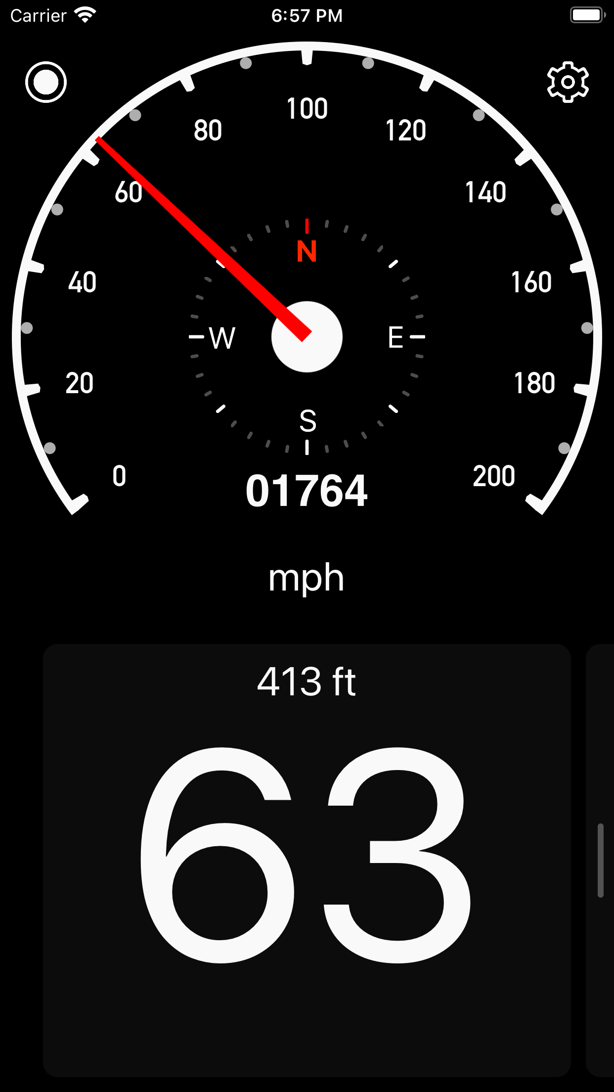 Speedometer Simple screenshot 1