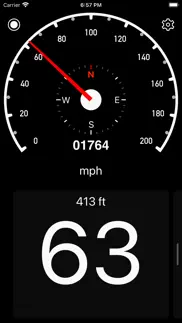 speedometer simple iphone screenshot 1