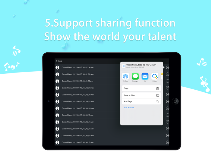 Simplified Notation Piano