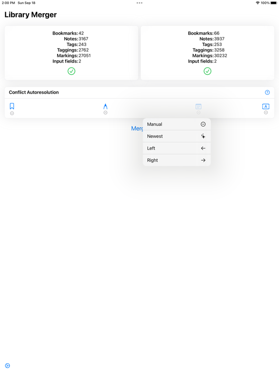 Screenshot #5 pour Library Merger