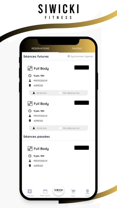 Siwicki Fitness Screenshot